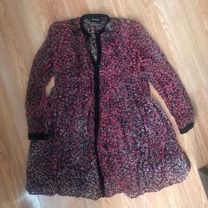 The Kooples velvet spot dress